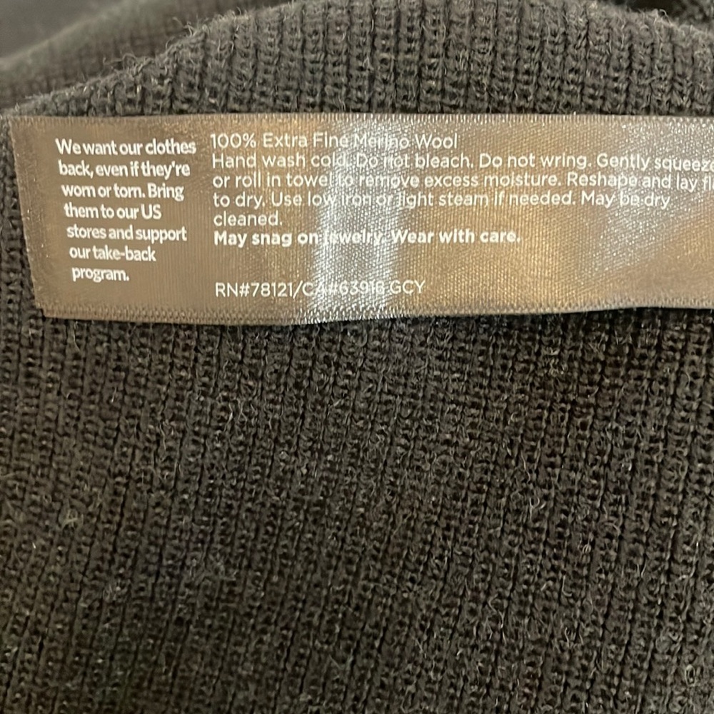 NWT EILEEN FISHER MERINO TURTLENECK TOP IN RESPONSIBLE WOOL - Picture 16 of 16